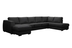 Optus 6-sits U-soffa med Divan och schäslong vänster