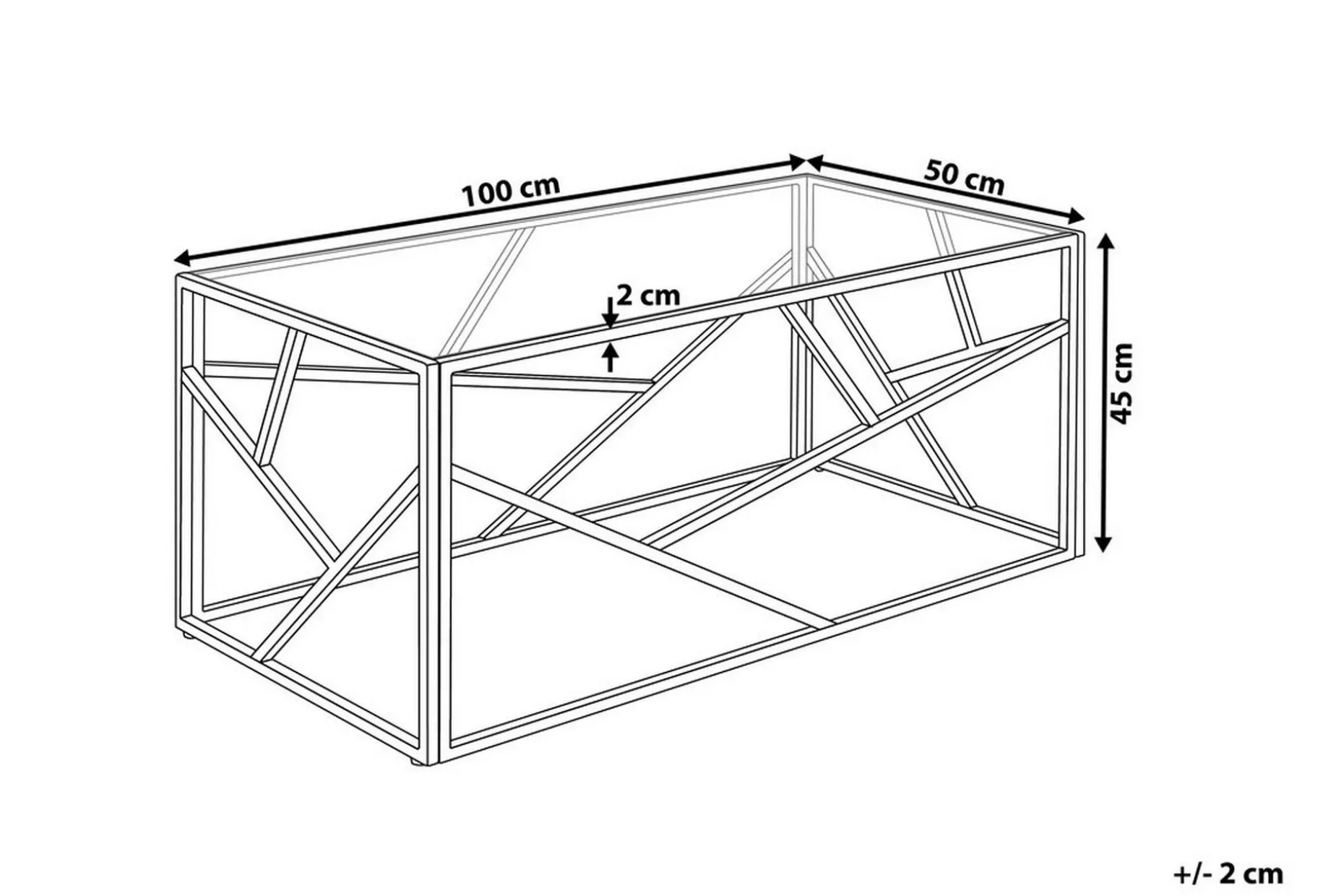 Orland Soffbord 100 cm