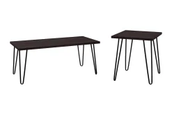 Owen Soffbord 107 cm Espresso/Svart