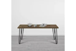 Owen Soffbord 107 cm Valnötsbrun/Svart