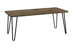 Owen Soffbord 107 cm Valnötsbrun/Svart