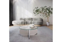 Pakalni Soffbord 75x35x75 cm Runt