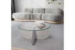 Pakalni Soffbord 75x35x75 cm Runt