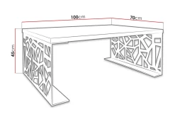 Palesia Soffbord 100 cm