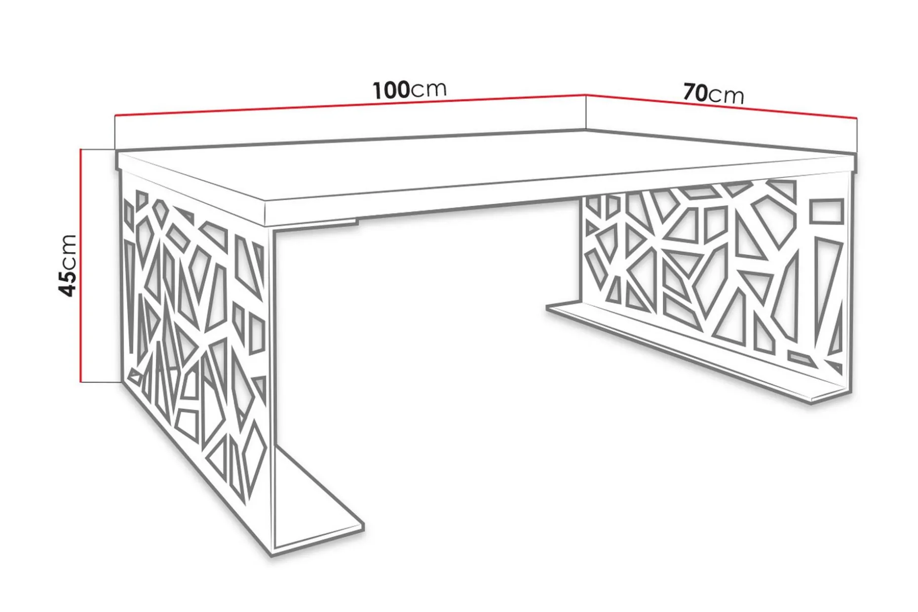 Palesia Soffbord 100 cm