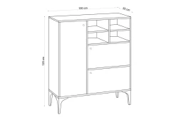 Palfrey Konsollbord 100 cm