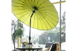 Parasoll SHANGHAI D213cm med vev aluminiumben