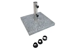 Parasollfot 45x45 cm/30 kg Granit