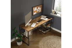 Parythe Skrivbord 160x75x160 cm med förvaring
