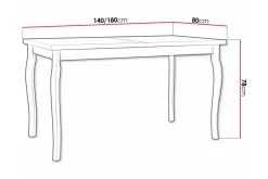 Patrickswell Matbord 80 cm