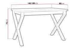 Patrickswell Matbord 80 cm