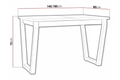 Patrickswell Matbord 80 cm