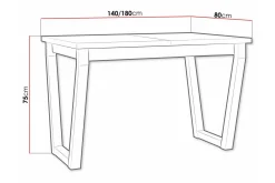 Patrickswell Matbord 80 cm