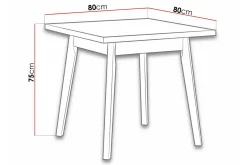 Patrickswell Matbord 80 cm