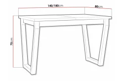 Patrickswell Matbord 80 cm