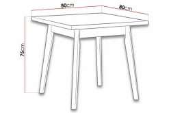 Patrickswell Matbord 80 cm