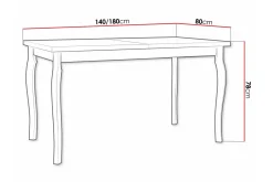 Patrickswell Matbord 80 cm