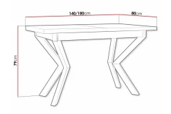 Patrickswell Matbord 80 cm
