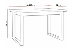 Patrickswell Matbord 92 cm