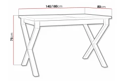 Patrickswell Matbord 80 cm