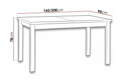 Patrickswell Matbord 90 cm White