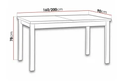 Patrickswell Matbord 90 cm White