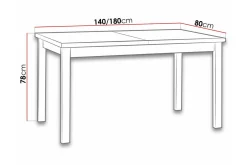 Patrickswell Matbord 80 cm White
