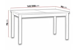 Patrickswell Matbord 90 cm White