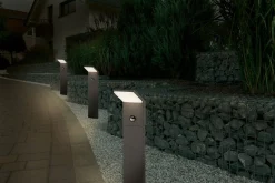 Pearl LED Pollare 50 cm rörelsessensor antracit