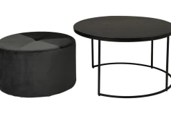 Pedona Soffbord 80 cm Runt med Puff