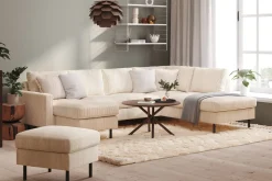 Peppe 4-sits Högervänd U-formad Soffa med Divan och Schäslong i Manchester