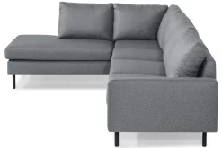 Peppe 4-sits Vänstervänd L-formad Schäslongsoffa i Tyg