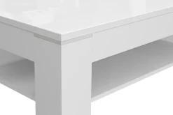 Perkhill Soffbord 120 cm med Förvaring Hylla