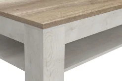 Perkhill Soffbord 120 cm med Förvaring Hylla
