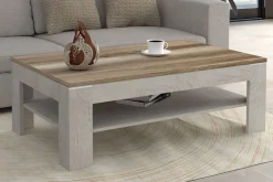 Perkhill Soffbord 120 cm med Förvaring Hylla