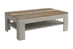 Perkhill Soffbord 120 cm med Förvaring Hylla