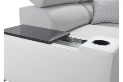 Perseo Divanbäddsoffa 282x205x95 cm LED-belysning