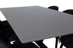 Piazza Matgrupp 180 cm Rektangulär med 6 Velvet stolar