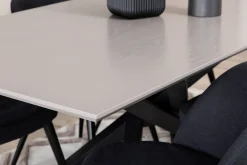 Piazza Matgrupp 180 cm Rektangulär med 6 Velvet stolar