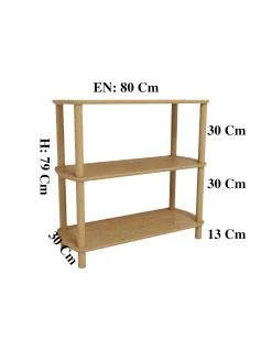 Pienk Bokhylla 80 cm