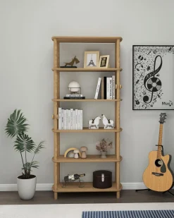 Pienk Bokhylla 80x174 cm