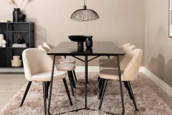 Pipi Matgrupp 190 cm inkl 6 Velvets Stolar