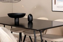 Pipi Matgrupp 190 cm inkl 6 Velvets Stolar