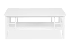 Piteå Soffbord 130 cm med Förvaring Hylla