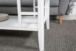 Piteå Soffbord 130 cm med Förvaring Hylla