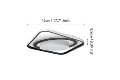 Plafond Eglo Benalauria Svart/Vit