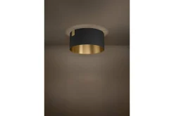 Plafond Eglo Tortola 1 Svart/Mässing