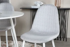 Plaza Matgrupp 100 cm Rund med 4 Polar stolar