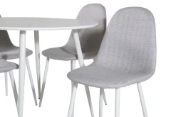 Plaza Matgrupp 100 cm Rund med 4 Polar stolar