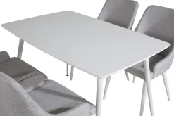 Polar Matgrupp 120 cm Rektangulär med 4 Plaza stolar